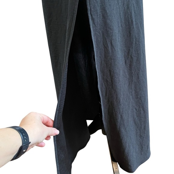Lulus Maxi Dress Size Small Black Tank Minimalist Slinky Casual Beach Vacation - Picture 4 of 9